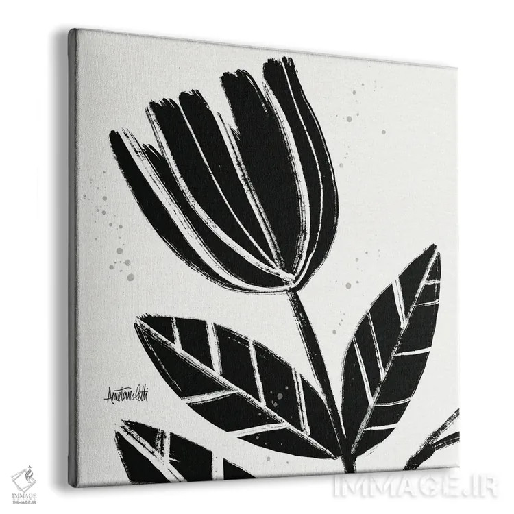 تابلو شکوفههای برجسته IX اثر آن تاولتی - نمای پرسپکتیو محصول