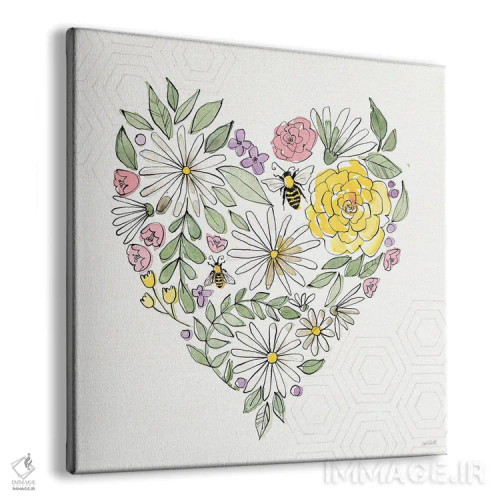 تابلو شکوفههای زنبور عسل XI (بدون متن) اثر آن تاولتی - نمای پرسپکتیو محصول