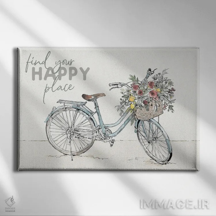 تابلو بازارچهٔ روستایی VI اثر آن تاولتی - نمای روبهرو روی دیوار