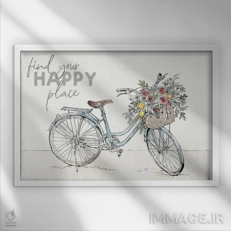 تابلو بازارچهٔ روستایی VI اثر آن تاولتی - نمای قابدار سفید