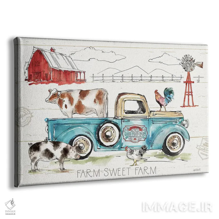 تابلو در مزرعه I اثر آن تاولتی - نمای پرسپکتیو محصول