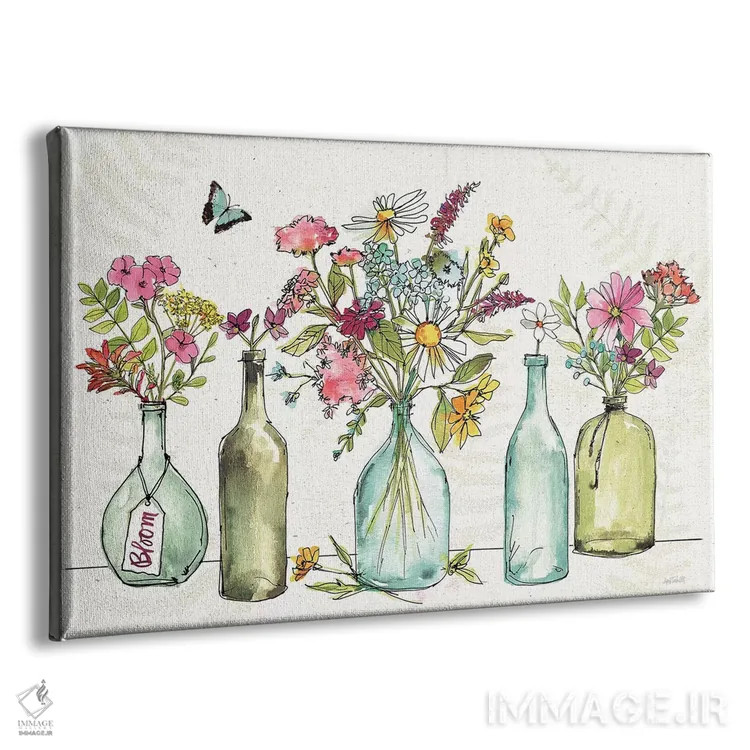 تابلو گلبرگهای ساده I اثر آن تاولتی - نمای پرسپکتیو محصول