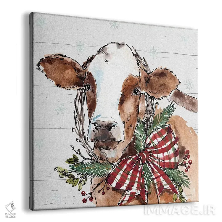 تابلو گاو کریسمسی اثر آن تاولتی - نمای پرسپکتیو محصول