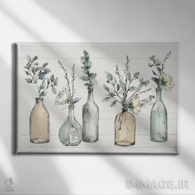 تابلو خانهٔ روستایی مدرن I اثر آن تاولتی - نمای روبهرو روی دیوار