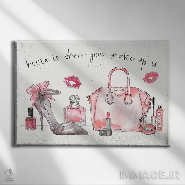 تابلو تزئینات شیک I اثر آن تاولتی - نمای روبهرو روی دیوار