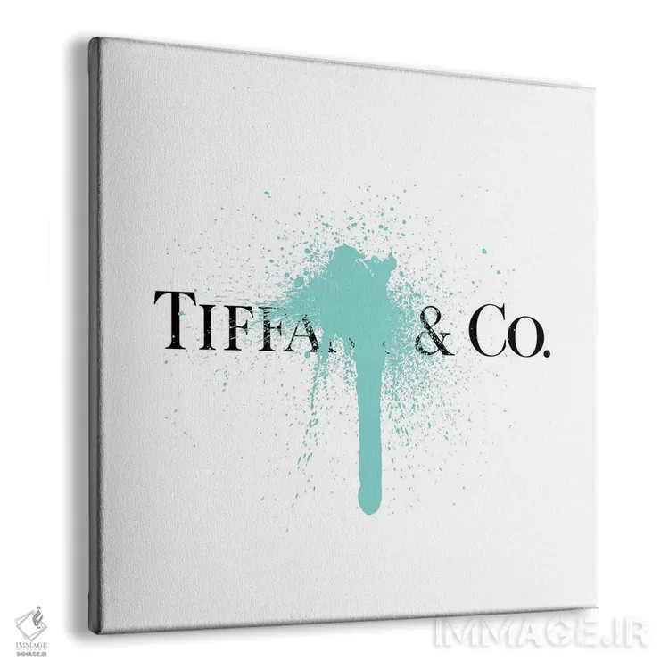 تابلو تیفانی اند کو، چکیدن رنگ لوکس اثر آنتونیو براسکو - نمای پرسپکتیو محصول