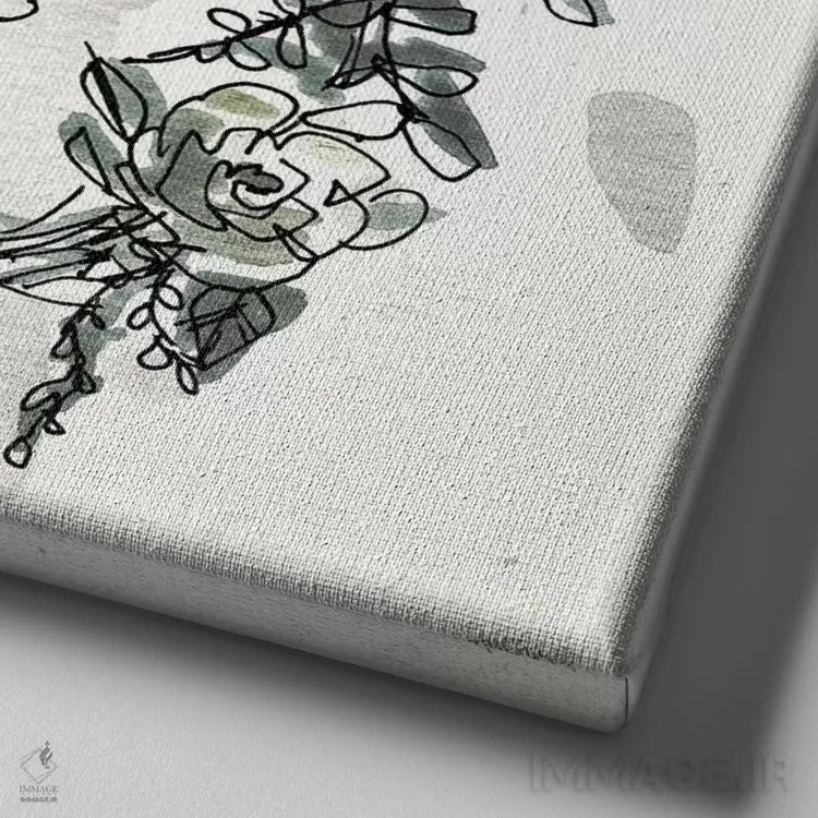 تابلو خانهٔ روستایی مدرن XII اثر آن تاولتی - نمای نزدیک بافت بوم