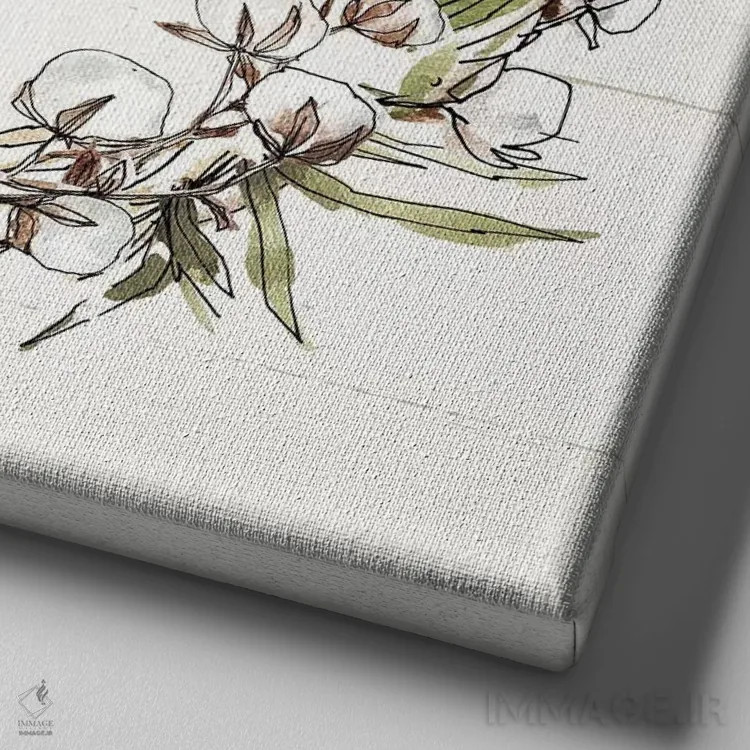 تابلو زندگی روستایی VII (خوشآمد) اثر آن تاولتی - نمای نزدیک بافت بوم