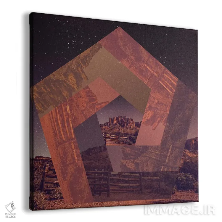 تابلو پنجضلعی غربی اثر فایو بای فایو کالکتیو - نمای پرسپکتیو محصول