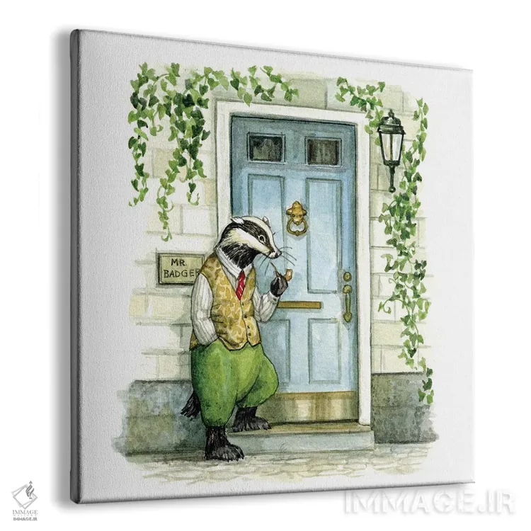 تابلو آقای گورکن اثر آسترید شکلز - نمای پرسپکتیو محصول