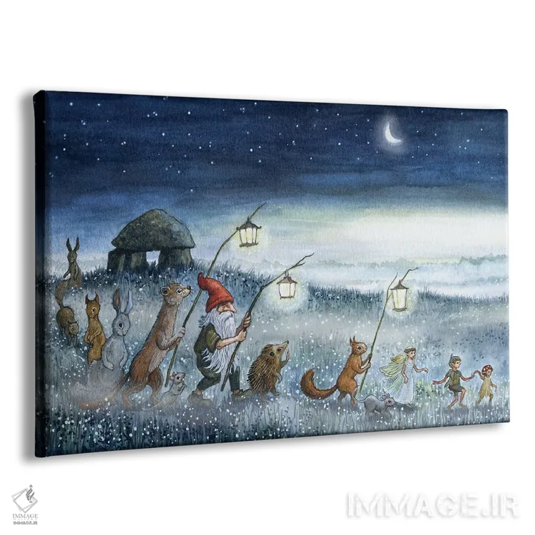 تابلو وحشیها اثر آسترید شکلز - نمای پرسپکتیو محصول