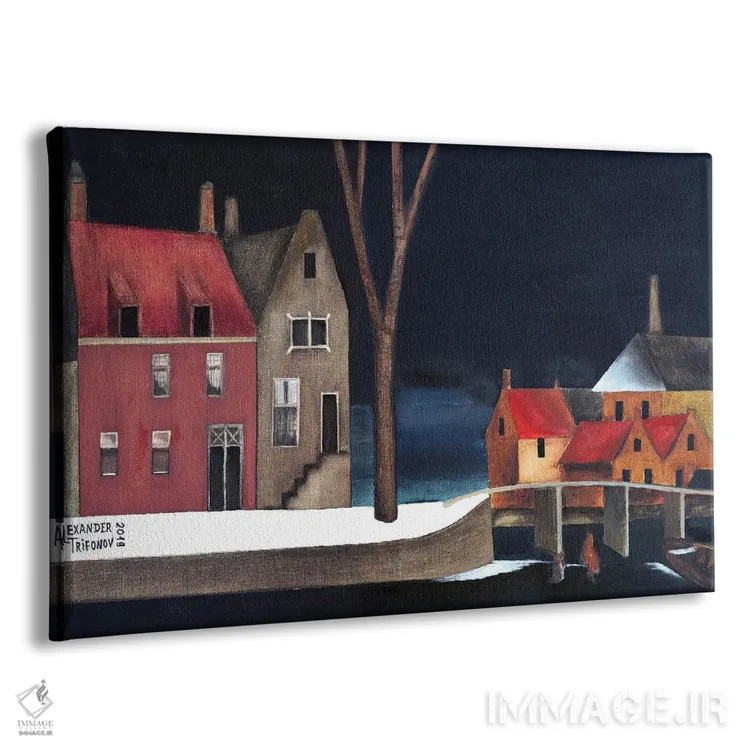 تابلو آمستردام (هلند) اثر الکساندر تریفونوف - نمای پرسپکتیو محصول