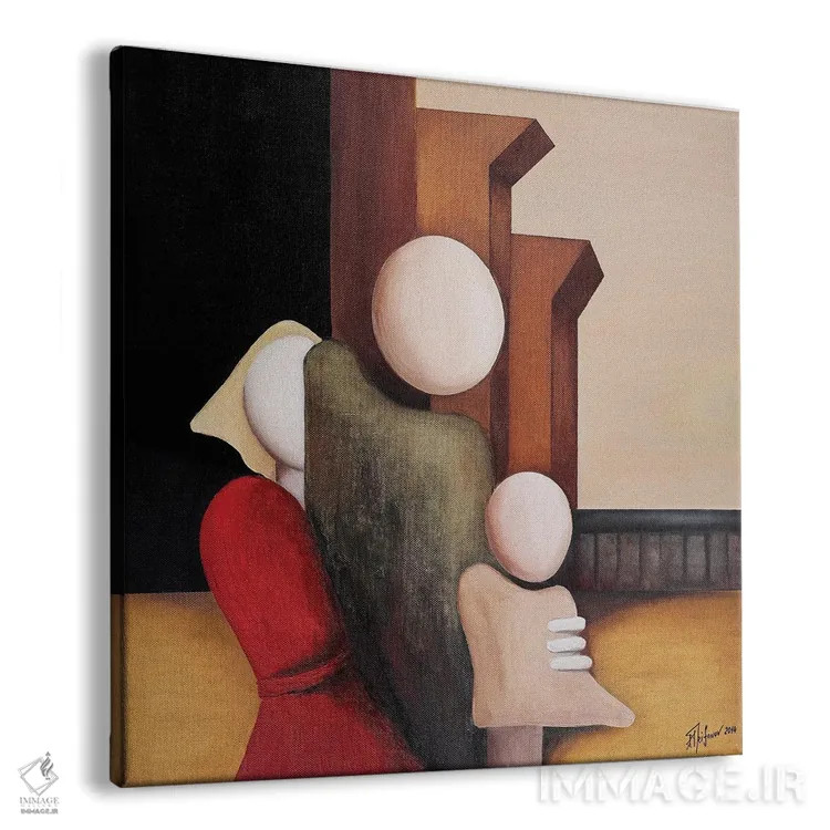 تابلو خانواده اثر الکساندر تریفونوف - نمای پرسپکتیو محصول