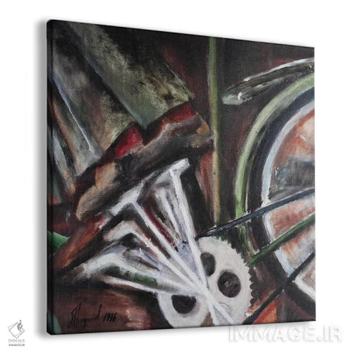 تابلو دوچرخهسوار اثر الکساندر تریفونوف - نمای پرسپکتیو محصول