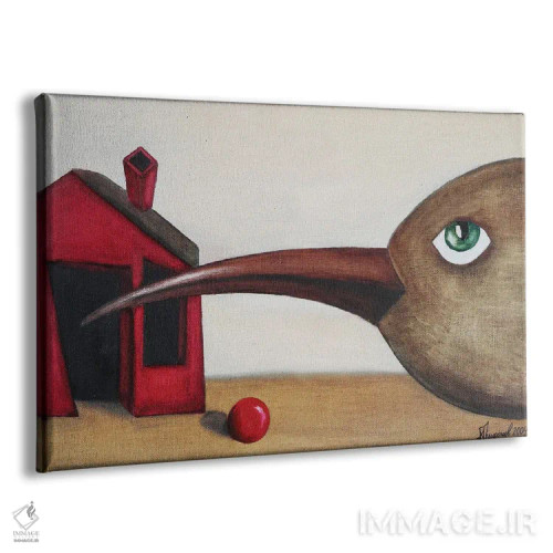 تابلو پرنده به دنبال توست اثر الکساندر تریفونوف - نمای پرسپکتیو محصول