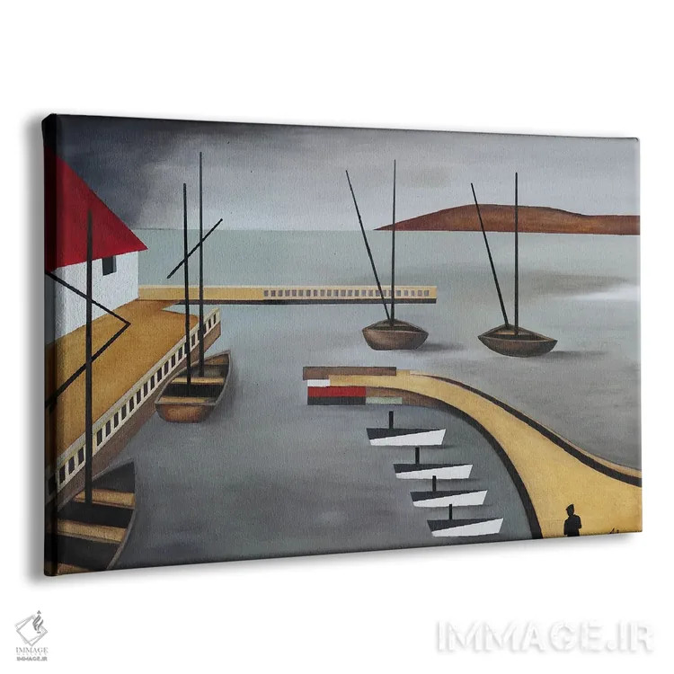 تابلو بندر سنمالو (فرانسه) اثر الکساندر تریفونوف - نمای پرسپکتیو محصول