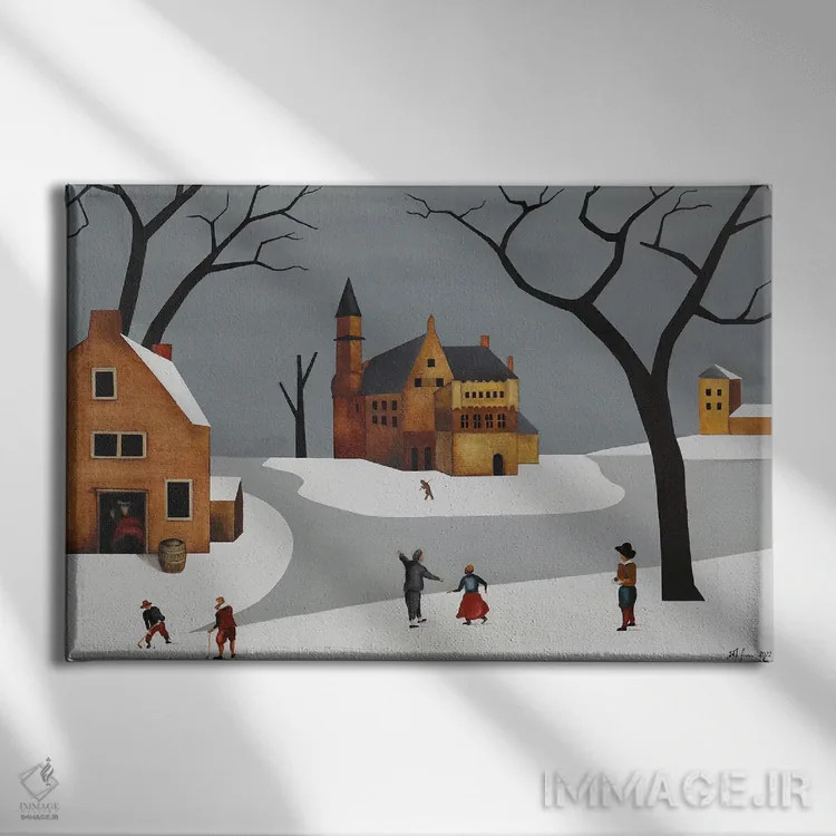 تابلو جزیره اثر الکساندر تریفونوف - نمای روبهرو روی دیوار