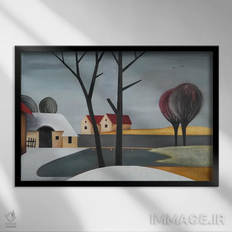 تابلو نوامبر اثر الکساندر تریفونوف - نمای قابدار مشکی