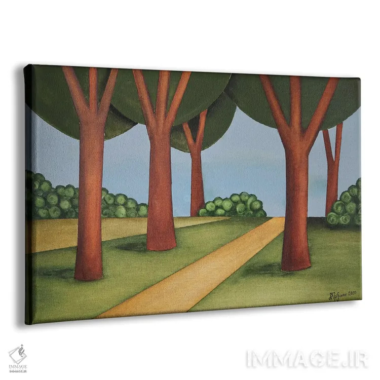 تابلو کوچه اثر الکساندر تریفونوف - نمای پرسپکتیو محصول