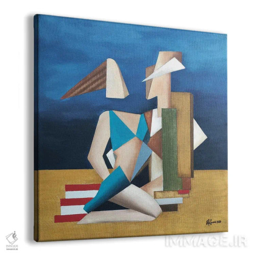 تابلو در ساحل اثر الکساندر تریفونوف - نمای پرسپکتیو محصول