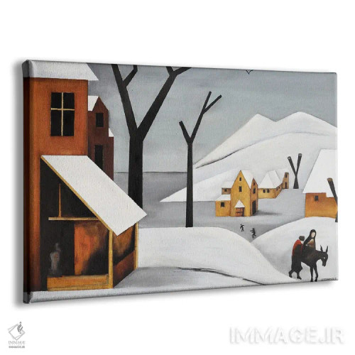 تابلو فرار به مصر (موضوع معنویتی) اثر الکساندر تریفونوف - نمای پرسپکتیو محصول