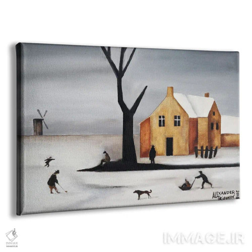 تابلو آسیاب اثر الکساندر تریفونوف - نمای پرسپکتیو محصول