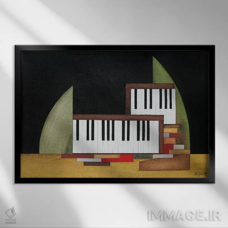 تابلو اوج اثر الکساندر تریفونوف - نمای قابدار مشکی