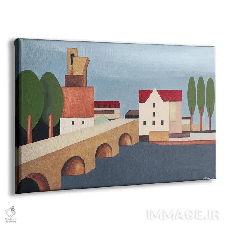 تابلو پل فرانسوی II اثر الکساندر تریفونوف - نمای پرسپکتیو محصول