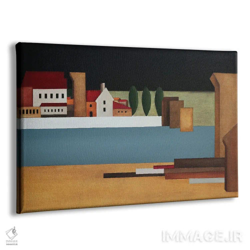 تابلو آنسوی دیگر رودخانه اثر الکساندر تریفونوف - نمای پرسپکتیو محصول