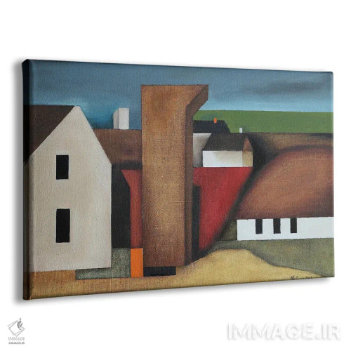 تابلو منظره شبیه سزان (نقاش فرانسوی) اثر الکساندر تریفونوف - نمای پرسپکتیو محصول