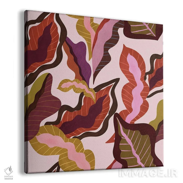 تابلو برگهای پراناکان (سبک/فرهنگ جنوب شرق آسیا) اثر آرتی گوآوا - نمای پرسپکتیو محصول