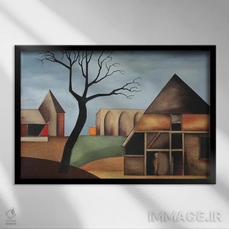 تابلو آوریل II اثر الکساندر تریفونوف - نمای قابدار مشکی