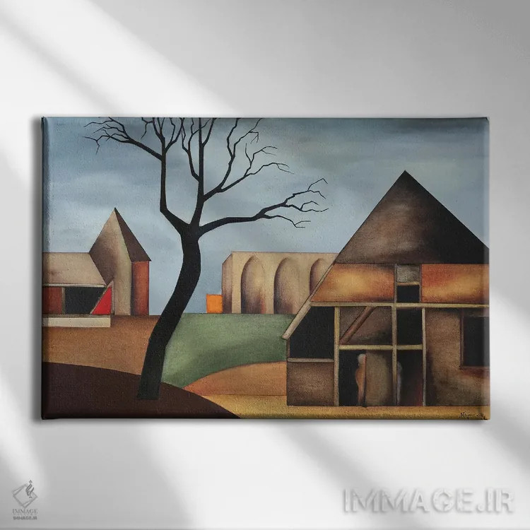 تابلو آوریل II اثر الکساندر تریفونوف - نمای روبهرو روی دیوار