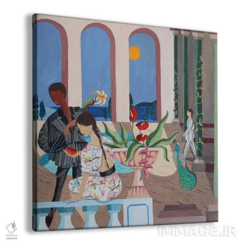 تابلو دیدار نیمهشب اثر آرتی گوآوا - نمای پرسپکتیو محصول