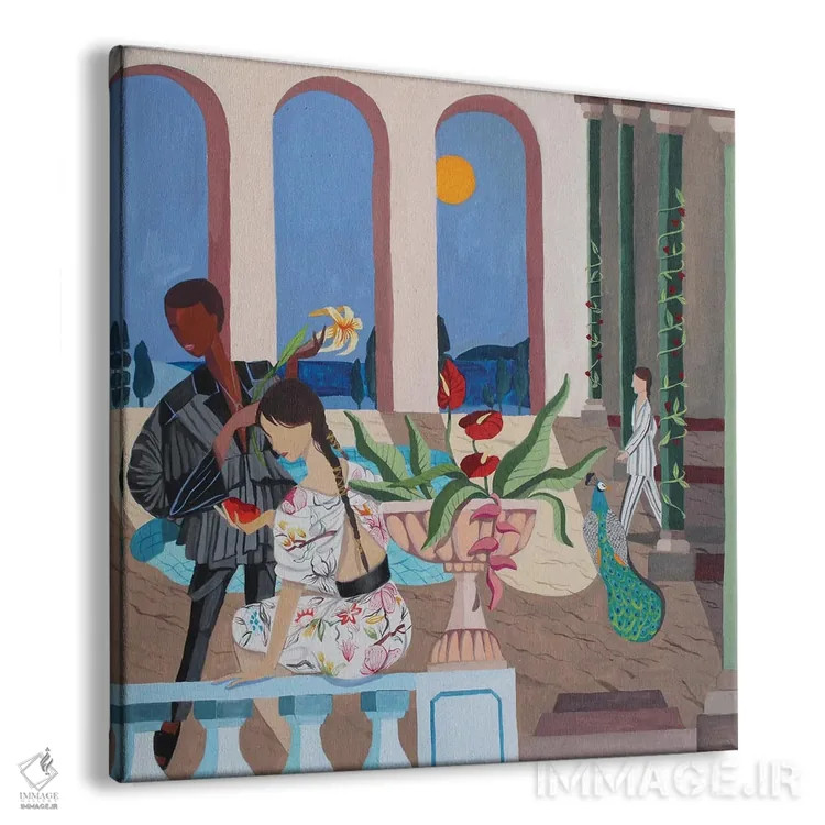 تابلو دیدار نیمهشب اثر آرتی گوآوا - نمای پرسپکتیو محصول