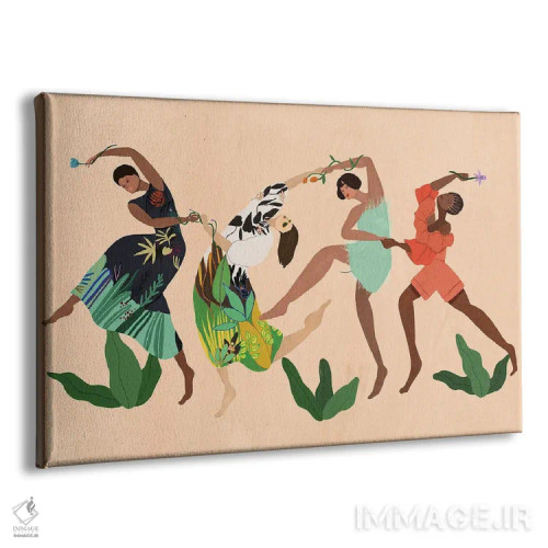 تابلو قبیلهٔ من اثر آرتی گوآوا - نمای پرسپکتیو محصول