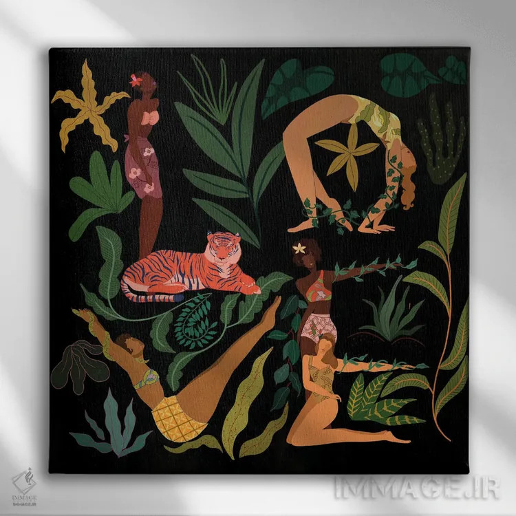 تابلو عشق اثر آرتی گوآوا - نمای روبهرو روی دیوار