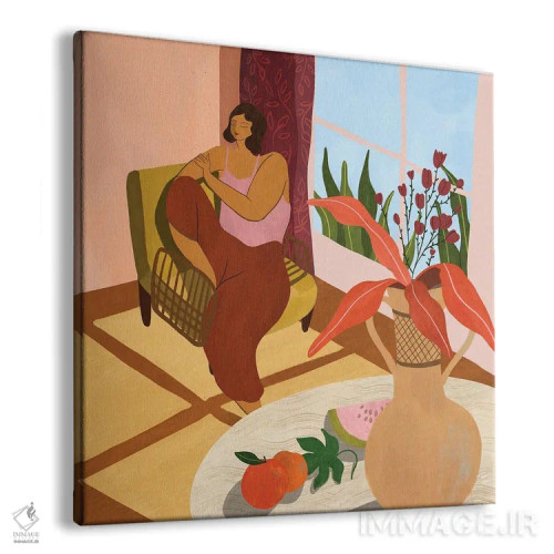 تابلو در خانه بمان اثر آرتی گوآوا - نمای پرسپکتیو محصول