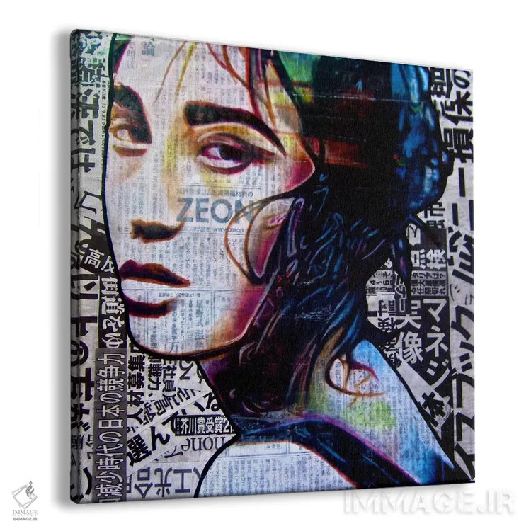 تابلو نئون توکیو اثر آنی ترازو - نمای پرسپکتیو محصول