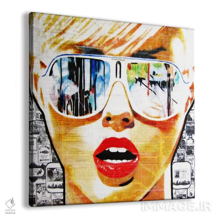 تابلو توهم گذشته اثر آنی ترازو - نمای پرسپکتیو محصول