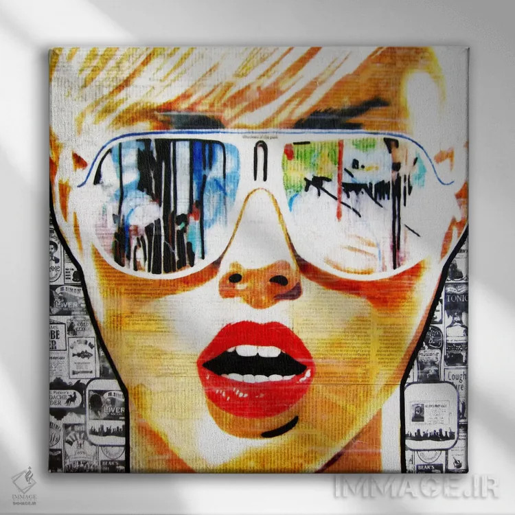 تابلو توهم گذشته اثر آنی ترازو - نمای روبهرو روی دیوار