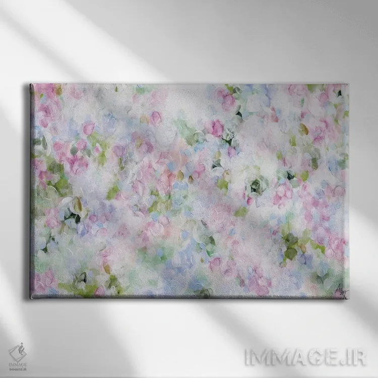 تابلو کالیدوسکوپ (شکستهبین) اثر آماندا توپـه - نمای روبهرو روی دیوار