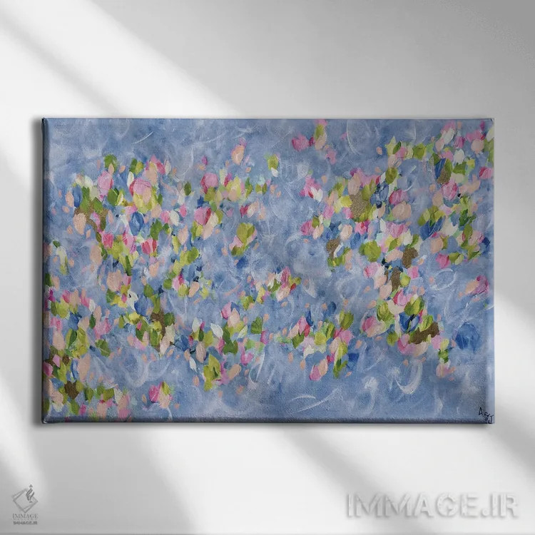 تابلو همیشه جوان اثر آماندا توپـه - نمای روبهرو روی دیوار