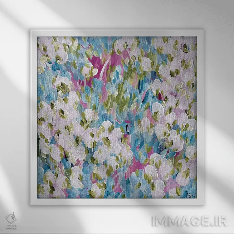 تابلو کاملاً ناقص (زیبایی در نقص) اثر آماندا توپـه - نمای قابدار سفید