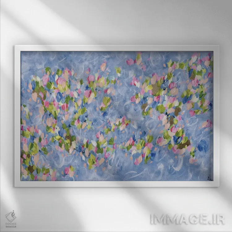 تابلو همیشه جوان اثر آماندا توپـه - نمای قابدار سفید