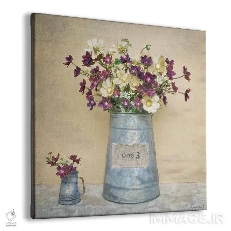 تابلو گل مروارید آلویی اثر کریستین آتریا - نمای پرسپکتیو محصول