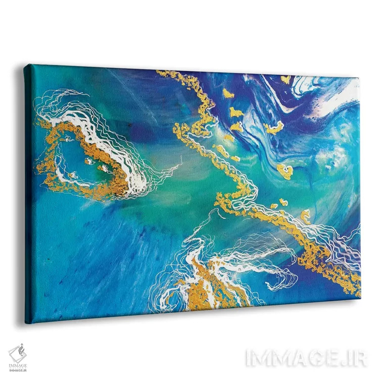 تابلو ریف قلبی ۸.۱ (توده مرجانی) اثر آنتوانل - نمای پرسپکتیو محصول