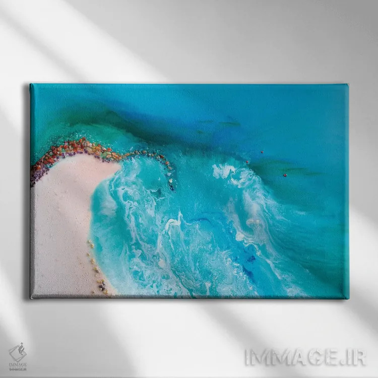 تابلو آرامش اثر آنتوانل - نمای روبهرو روی دیوار