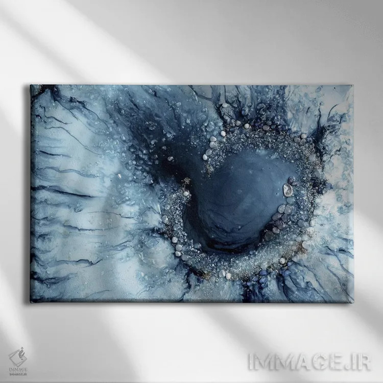 تابلو فراتر از خاکستری اثر آنتوانل - نمای روبهرو روی دیوار