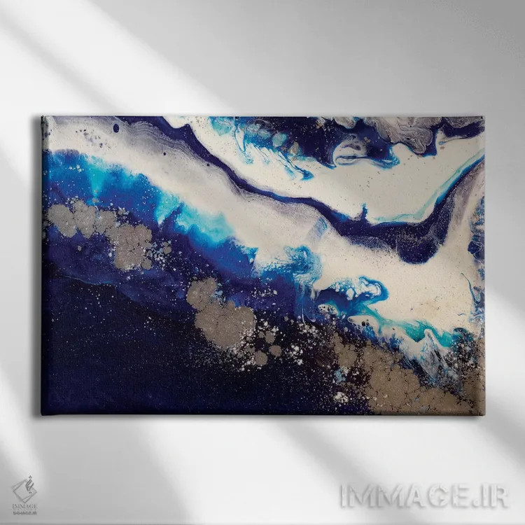 تابلو یخرفتگی بندر سیدنی اثر آنتوانل - نمای روبهرو روی دیوار